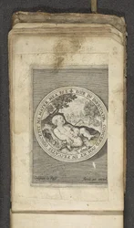Putto med hull i hjertet Putti avbilder Guds ord (serietittel) Verbum Dei (serietittel)