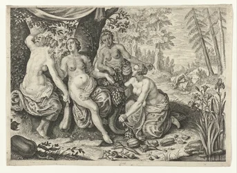 Nymfer fyller overflødighetshornet Metamorphoses of Ovid (serietittel)