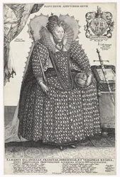 Portrett av dronning Elizabeth I av England, ca. 1603