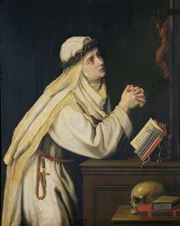 Den hellige Katarina av Siena (1347-80). Rundt 1620