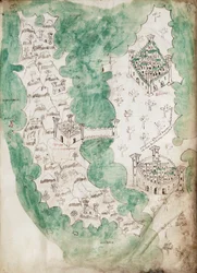 Euboea og Athen, ca. 1420 (Vellum)