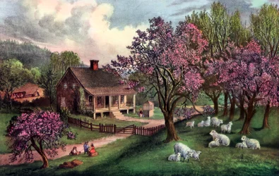 American Homestead våren, 1869