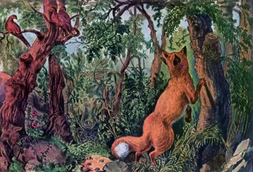 The Puzzled Fox, 1872.