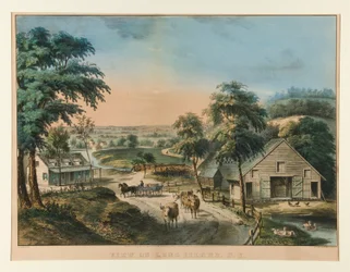 Utsikt på Long Island, N.Y.