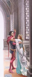 Vil du være borte? Det er ennå ikke ny dag., illustrasjon fra Romeo og Julie,