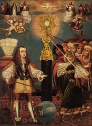 Charles II i Defense of the Eucharist, slutten av 1600-tallet