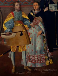 Ekteskap med Martín de Loyola med Doña Beatriz Ñusta, og av Don Juan Borja med Lorenza Ñusta (Loyola og Coya)