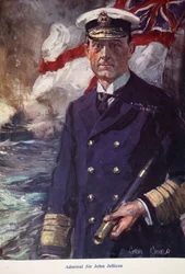 Admiral Sir John Jellicoe, illustrasjon fra 