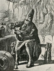 Dervisjen plukker hårene fra kattens hale, 1906.