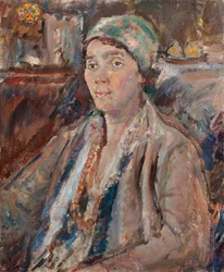 Sylvia, utstilling 1938 (olje på lerret)