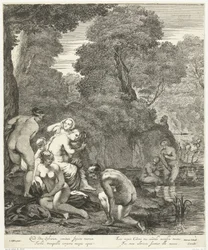Diana og nymfene hennes oppdaget av Actaeon