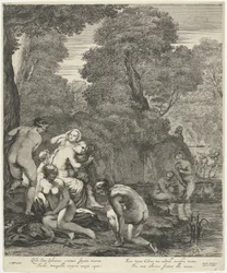 Diana og nymfene hennes oppdaget av Actaeon