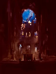 Interiøret i Notre-Dame
