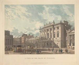 Utsikt over Bank of England