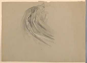 Draperistudie for "A Magdalen"