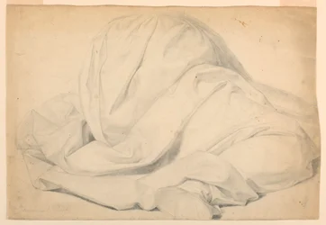 Draperistudie for "Communion of the Sick"