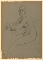 Tegning, fru Cortland DePeyster F, 1881