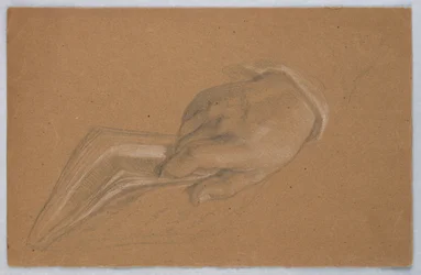 Tegning, mulig studie for Alexan, 1864