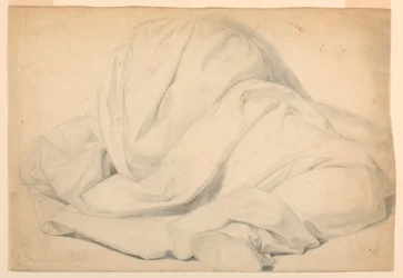 Tegning, studie til «Sykenattverd», 1844–45