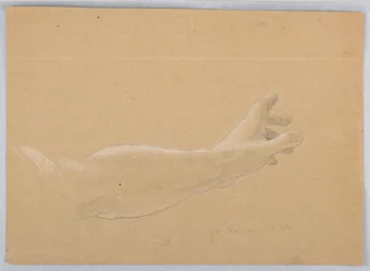 Tegning, studie for quot;Tidlig kristendomquot;, 1839–40