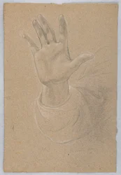 Tegning, studie for quot;Tidlig kristendomquot;, 1839–40