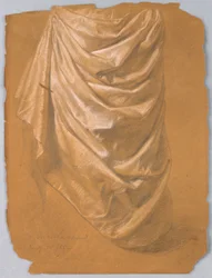 Tegning, studie for «Martha Reprove», 18. januar 1857