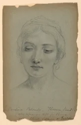 Tegning, studie for «Gullsmeden», 5. juni 1883