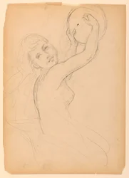 Tegning, Studie til National Academy, 1887