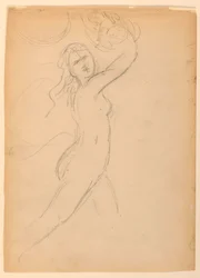Tegning, Studie til National Academy, 1887