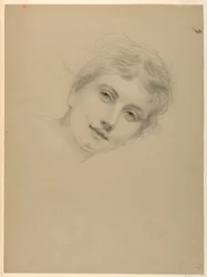 Tegning, Studie til National Academy, 1887
