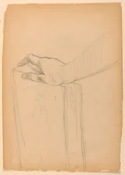 Tegning, Studie til National Academy, 1887