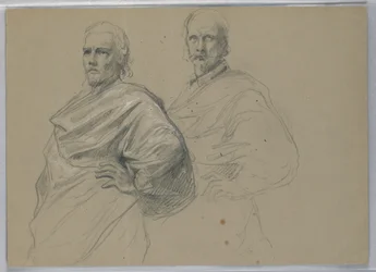 Tegning, studie til «Titian-utstillingen», 1871–72