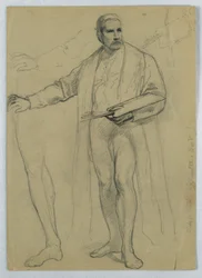 Studie for "Titian Showing