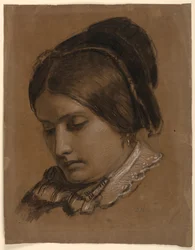 Kunstnerens kone Sophie