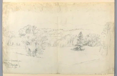Hudson River og Catskills fra Barrytown