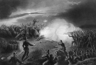 Angrep og frastøtelse av russerne, før Sebastopol, Krim-krigen, 1857