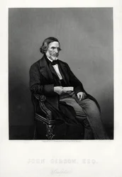 John Gibson, 1790-1866, britisk billedhugger, ca 1880.