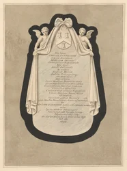 Minnesmerke over Carous Scarburgh fra Cranford Church
