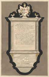Minnesmerke over Rupert og Mary Billingsley fra Drayton Church