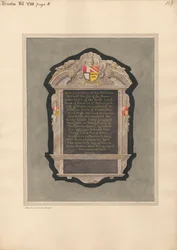 Minnesmerke over Sir William Herbert fra Hendon Church