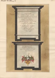 Minnesmerker over frøken Sophia Henrietta Voelcker og Thomas Crump fra Hampton Church