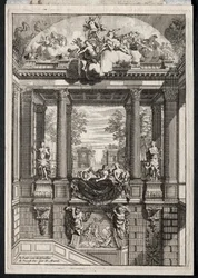 Trapp ved Palace of Voorst i Holland