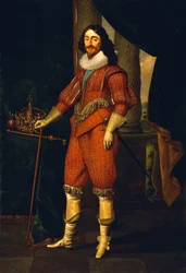 Karl I (1600–1649), ca. 1631 (olje på lerret)