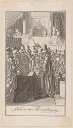 Plate 12 fra «Fremstillinger fra nyere historie»
