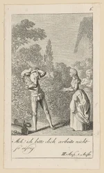 Plate 6 til Shakespeares «Stormen»