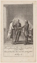Plate 8 til «Anekdoter og karaktertrekk av Fredrik den andre, konge av Preussen»