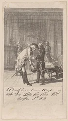 General von Nassau mottar belønningen for sine fortjenester