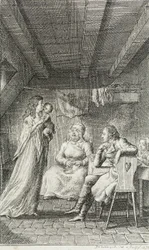 Illustrasjon til «Beckers almanakk for 1799»