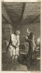 Illustrasjon til Henry Pestalozzis «Leonard og Gertrud eller Landsbyens skikker»
