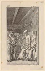 Lienhard og Gertrud i Rudis leilighet
